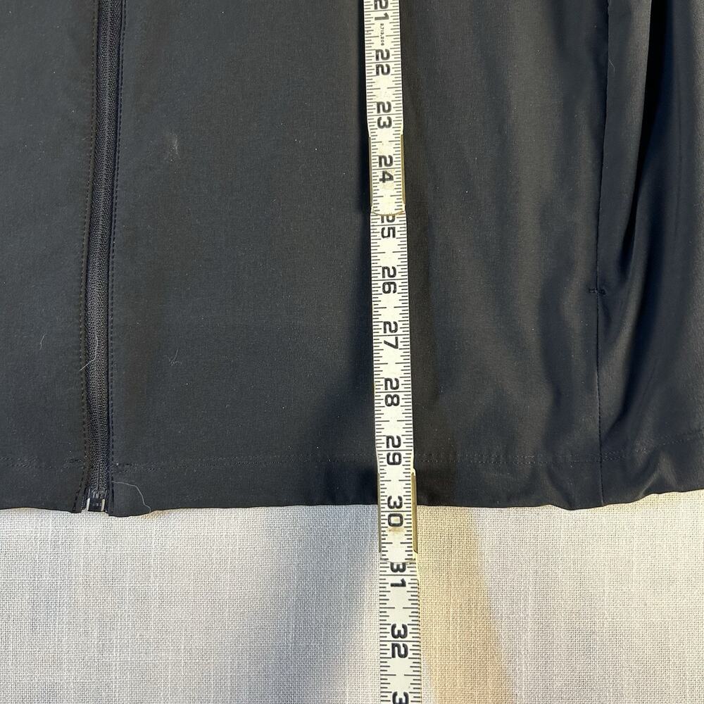 Greg Norman Golf Jacket Mens Large Full Zip Performance Shark Black Mock Collar - Picture 2 of 9